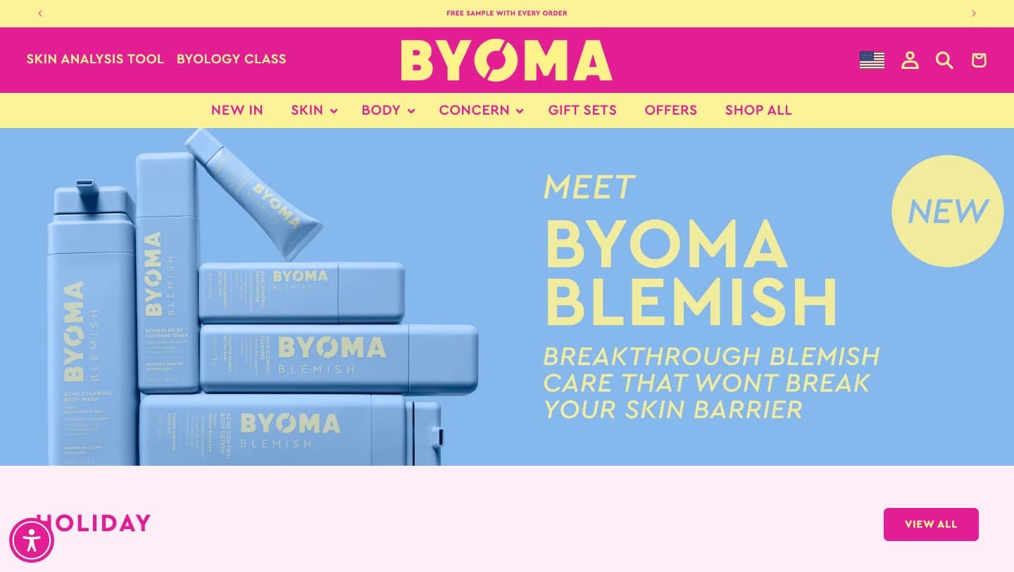 Official BYOMA storefront captured by Takedown