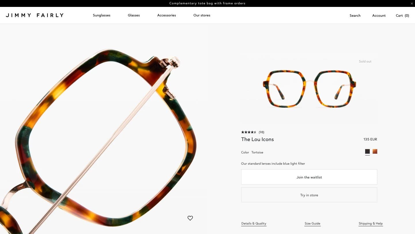 Official Jimmy Fairly storefront captured by Takedown