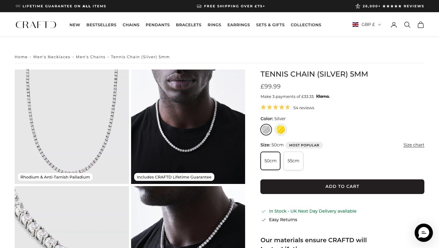Official CRAFTD London storefront captured by Takedown