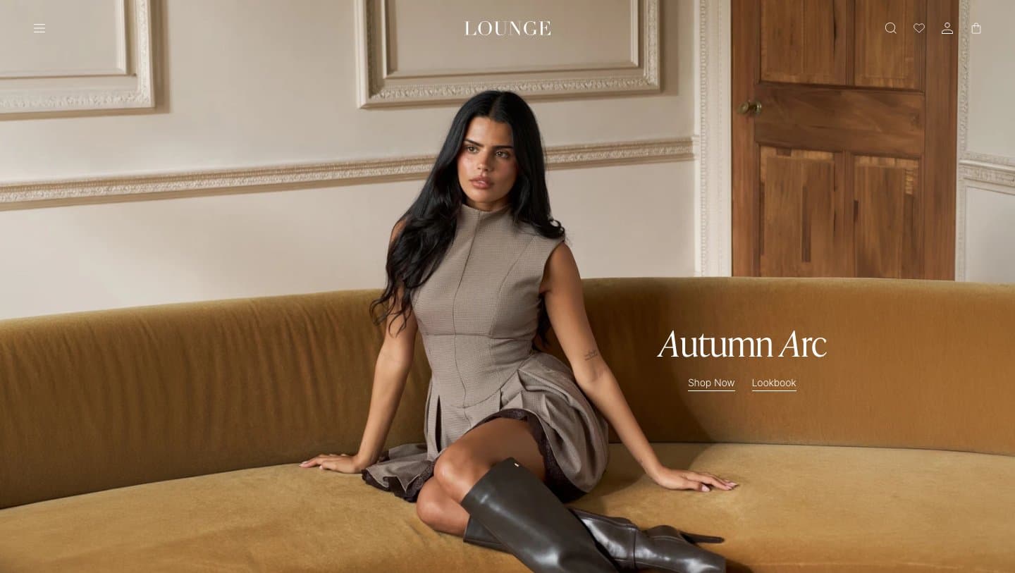 Official Lounge storefront captured by Takedown